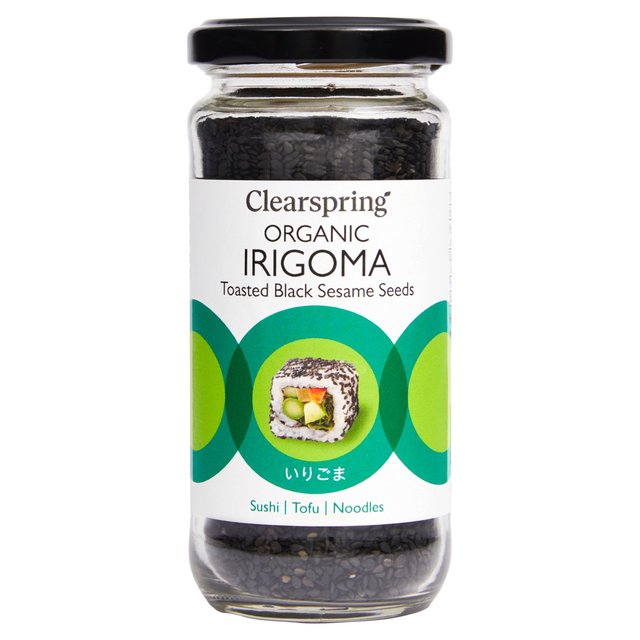 Clearspring Organic Irigoma Toasted Black Sesame Seeds 100g