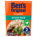 Bens Original Sticky Rice Microwave Rice 220g