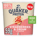 Quaker Oat So Simple Protein Porridge Strawberries and Cream Cereal Pot 59g