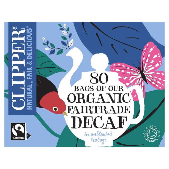 Clipper Organic Naturally Decaffeinated Tea Bags 80 per pack