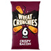 Wheat Crunchies Bacon Multipack Crisps 6 per pack