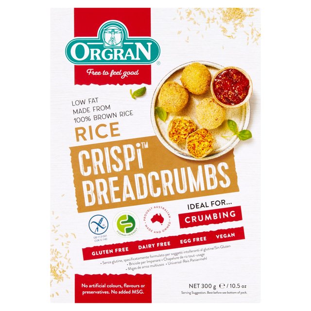 Orgran Gluten Free All Purpose Rice Crumbs 300g