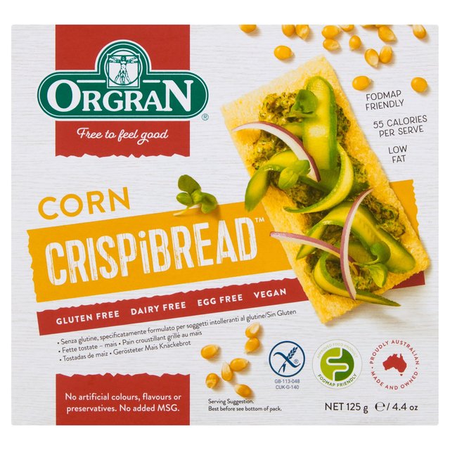 Orgran Corn Crispbread 125g