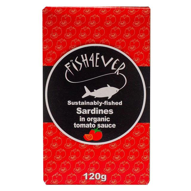 Fish 4 Ever Whole Sardines in Organic Tomato Sauce 120g