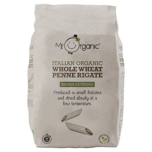 Mr Organic Italian Whole Wheat Penne Pasta 500g