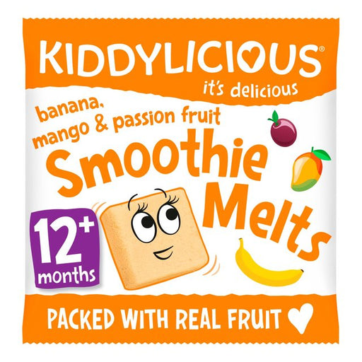 Kiddylicious Banana Mango & Passionfruit Smoothie Melts Baby Snacks 6g