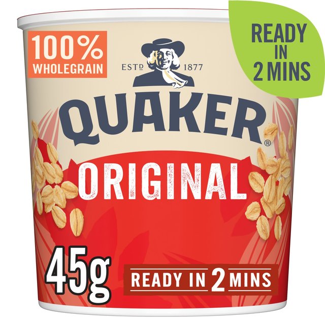 Quaker Oat So Simple Original Porridge Cereal Pot 45g