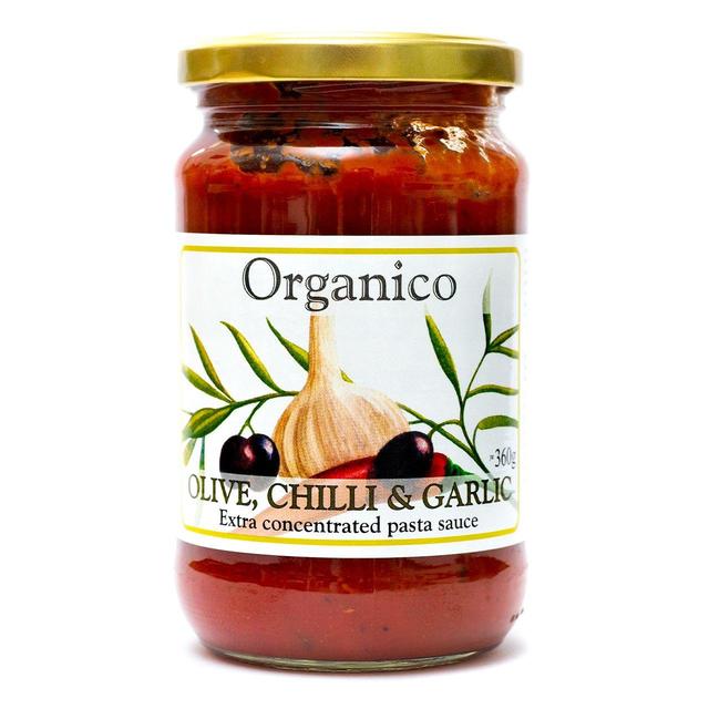 Organico Olive Chilli & Garlic Pasta Sauce 360g