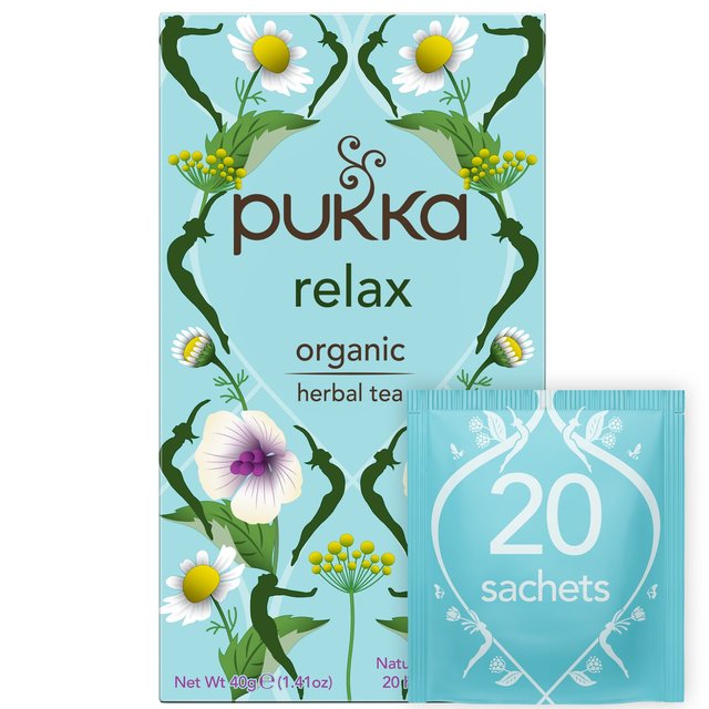 Pukka Organic Relax Tea Bags 20 per pack