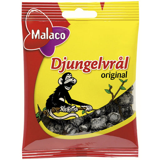 Malaco Djungelvral Supersalty Liquorice 80g