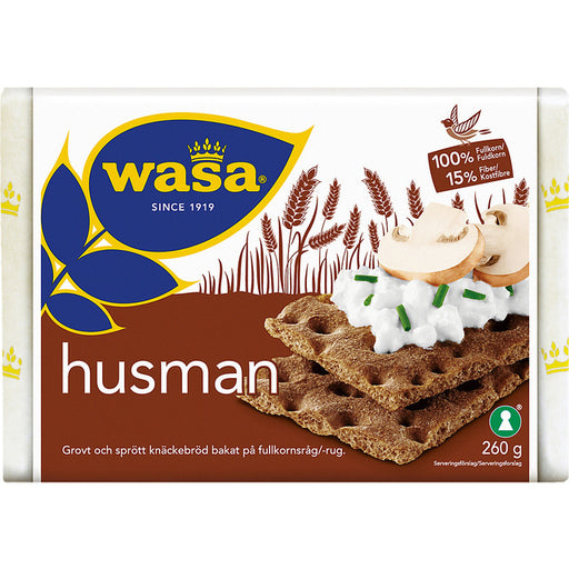 Wasa Husman Rye Crispbread 260g