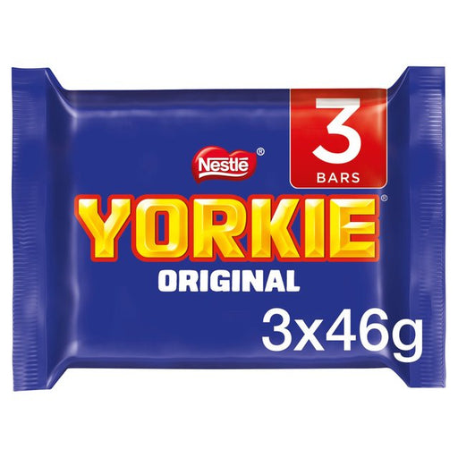 Yorkie Original Milk Chocolate Bar Multipack 3 x 46g