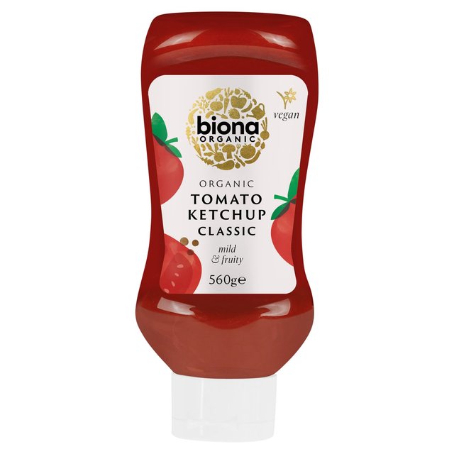 Biona Organic Tomato Ketchup Squeezy Bottle 560g