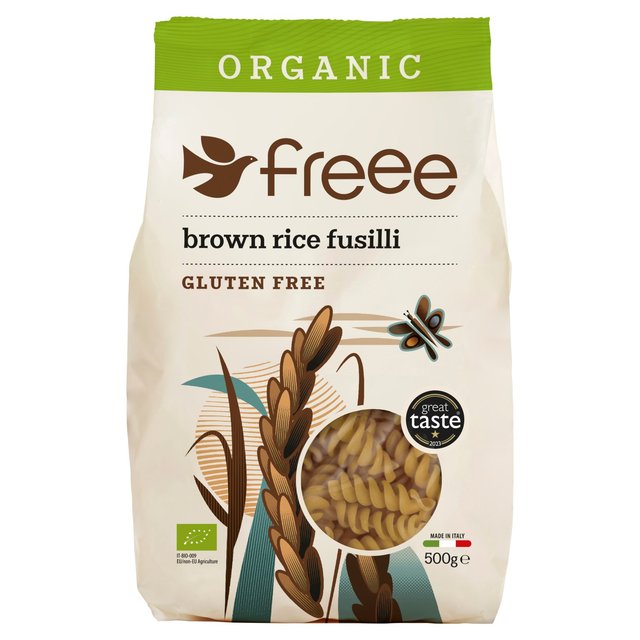 Freee Organic Gluten Free Brown Rice Fusilli 500g