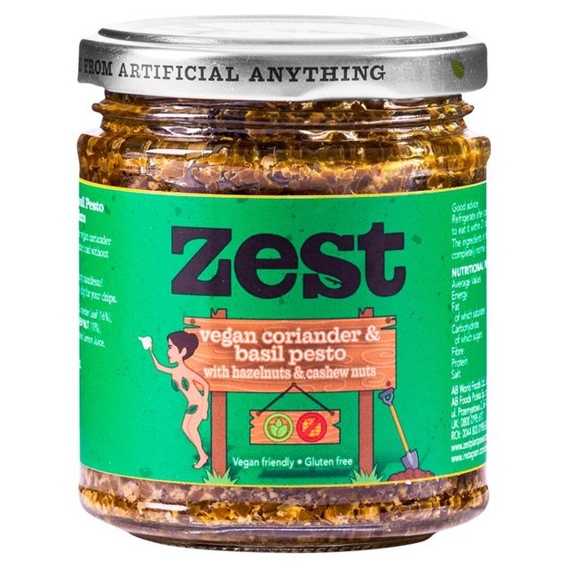 Zest Vegan Coriander & Basil Pesto 165g