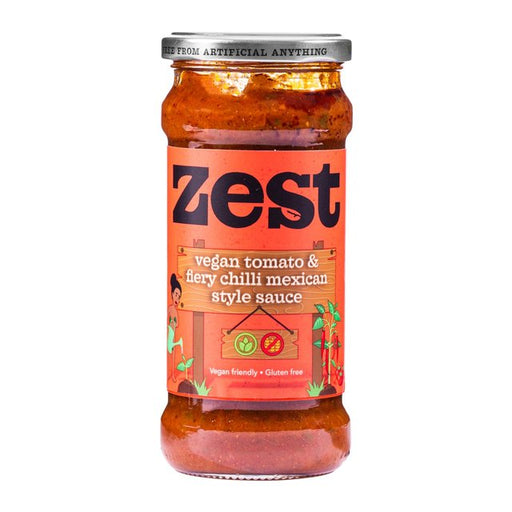 Zest Tomato & Fiery Chilli Pasta Sauce 340g