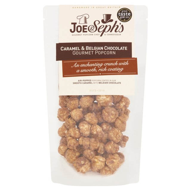 Joe & Seph's Caramel & Belgian Chocolate Popcorn 75g