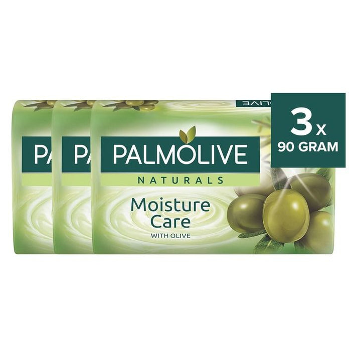 Palmolive Naturals Moisture with Olive Soap Bar (3 x 90g)