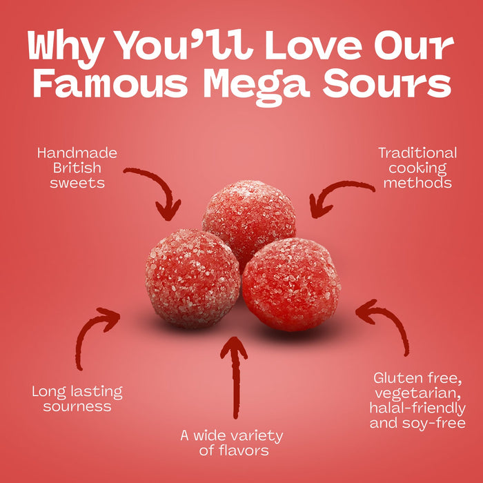 Barnetts Mega Sour Cherry 250g