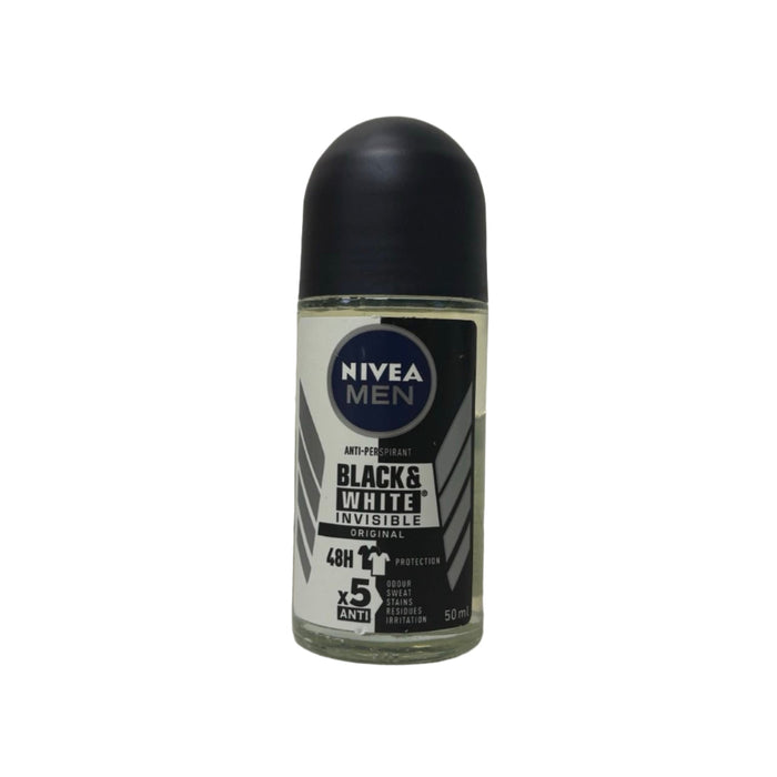 NIVEA Black & White Original Anti-Perspirant Deodorant Roll-On 50ml