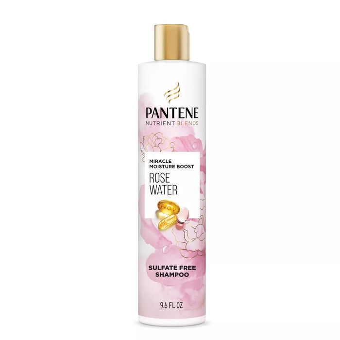 Pantene Nutrient Blends Sulfate Free Miracle Moisture Rose Water Shampoo