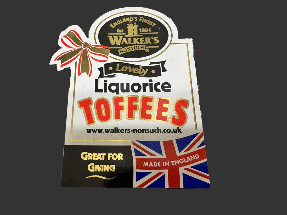 Packaged toffees with Walker's Nonsuch branding on a white background