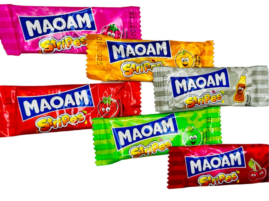 MAOAM Stripes Fruit Flavour Chew 840g Tub