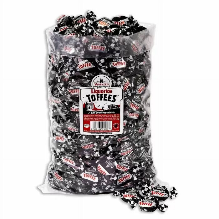 WALKERS NONSUCH TOFFEE Walker's Nonsuch Liquorice Toffees 250g