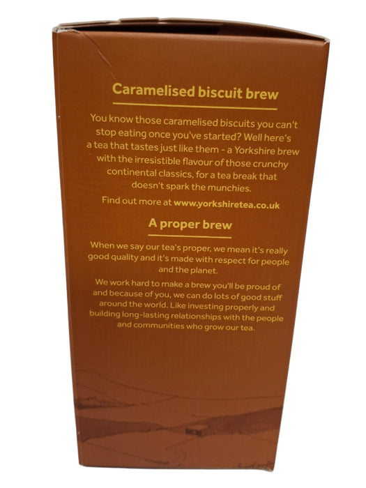 Yorkshire Tea Caramelised Biscuit Brew 40 per pack