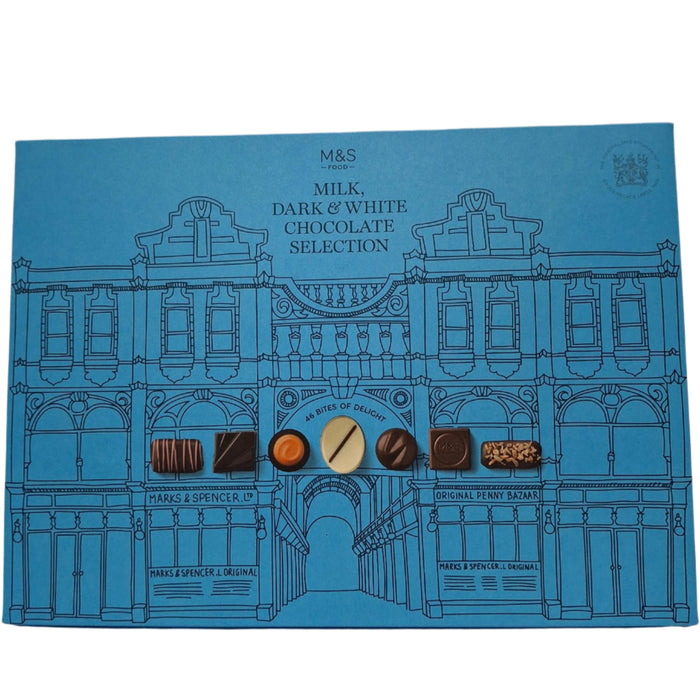 M&S Milk Dark & White Chocolate Selection 624g