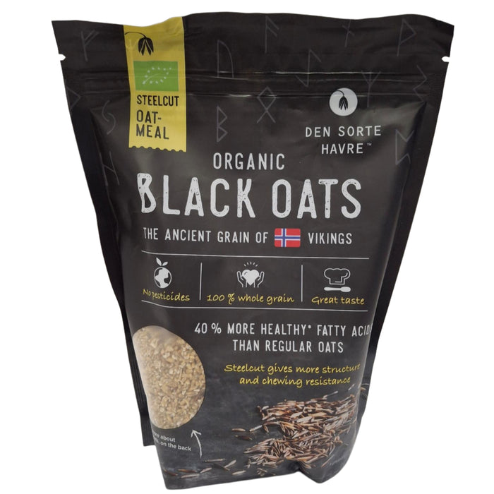 Den Sorte Havre Ancient Grain Black Oat Steel Cut Porridge Oats 500g
