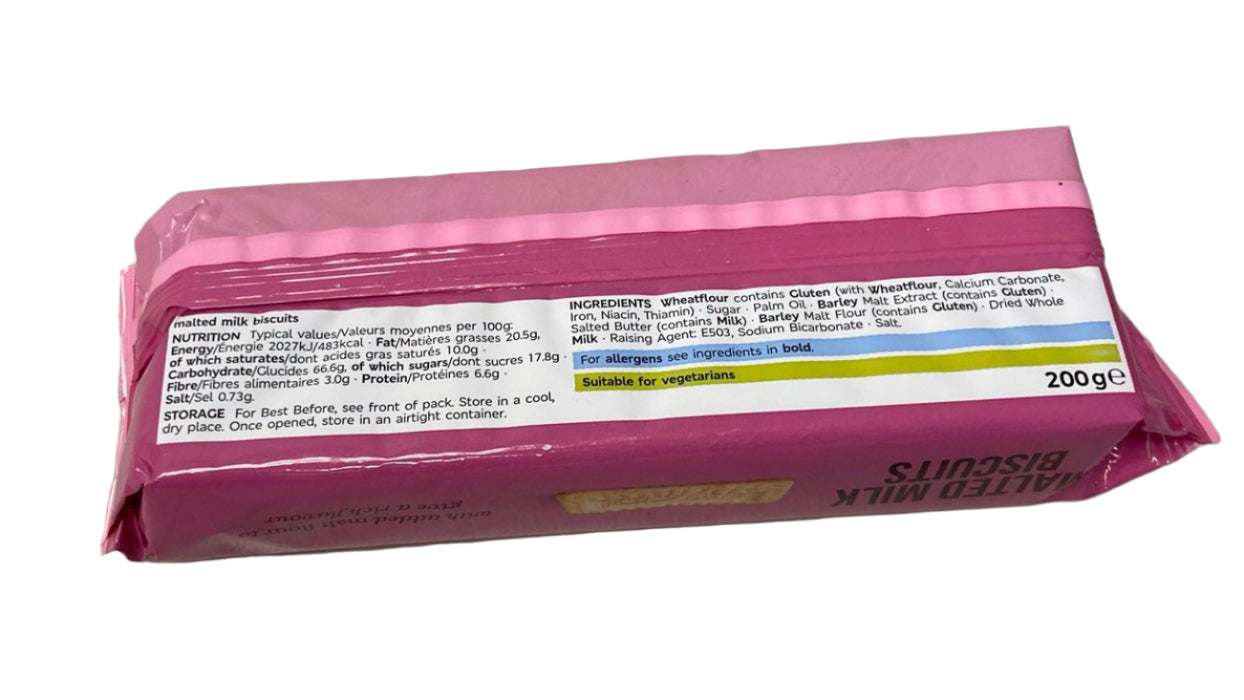 M&S Malted Milk Biscuits 200g