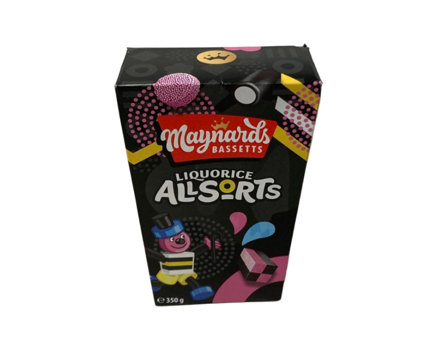 Maynards Bassetts Liquorice Allsorts Sweets Carton 350g