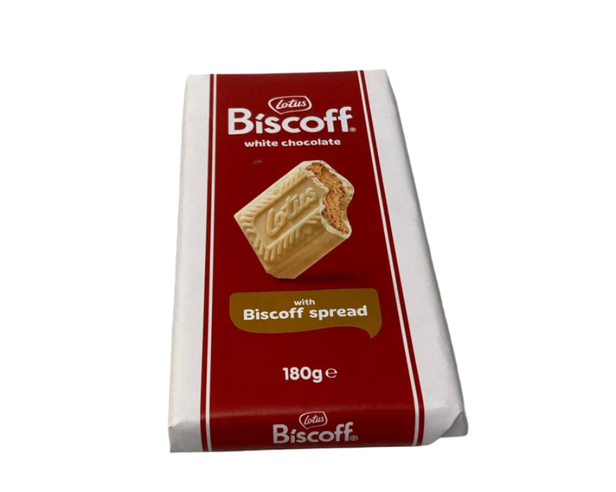 Lotus Biscoff White Chocolate with Biscoff Cream 180g