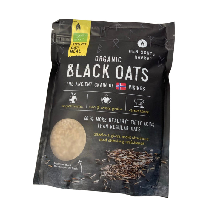 Den Sorte Havre Ancient Grain Black Oat Steel Cut Porridge Oats 500g