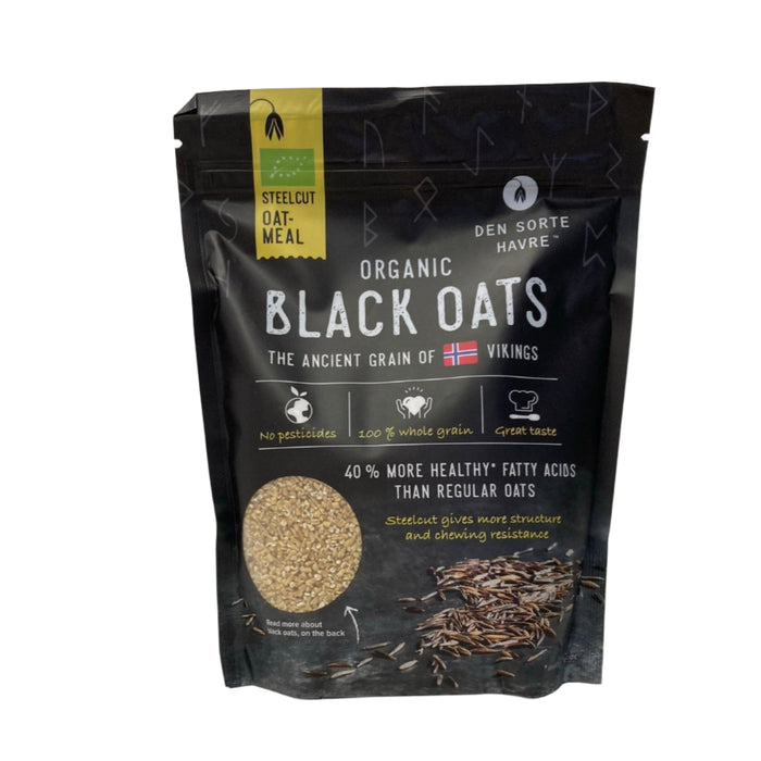 Den Sorte Havre Ancient Grain Black Oat Steel Cut Porridge Oats 500g