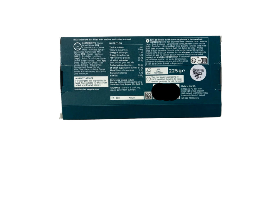 M&S Whip Off The Old Block Chocolate Bar 200g