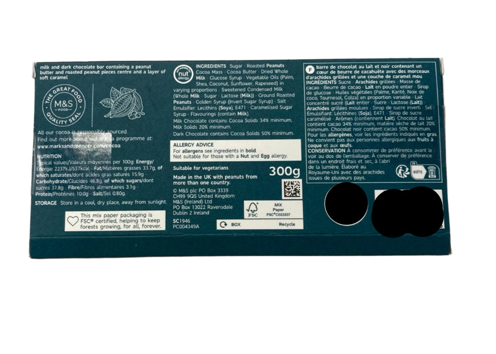 M&S The Big Daddy Chocolate Bar 300g