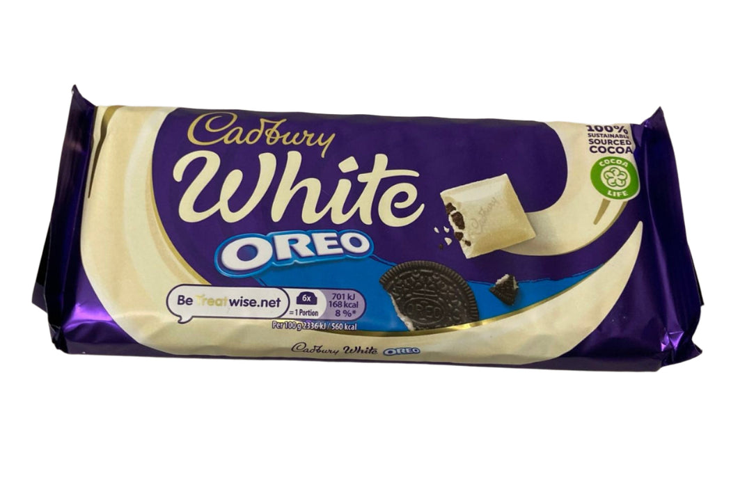 Cadbury Oreo White Chocolate Bar 120g