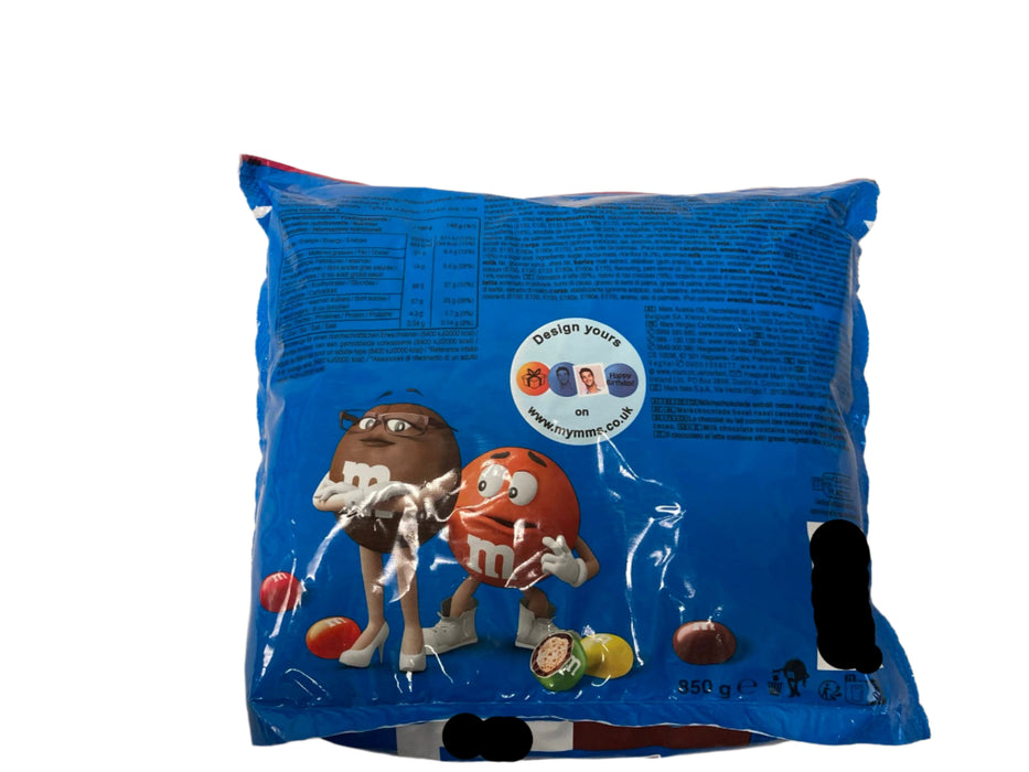M&M's Crispy Milk Chocolate Party Mix Bulk Snack Bag 850g