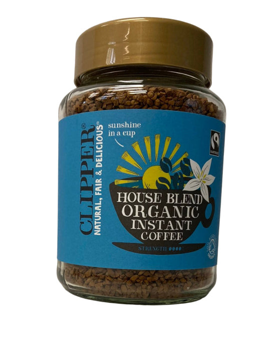 Clipper Fairtrade Organic Instant Medium Roast Arabica Coffee 200g