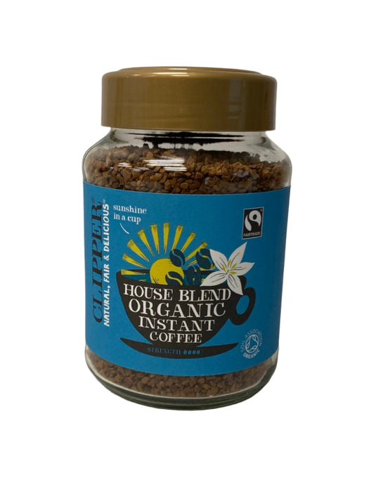 Clipper Fairtrade Organic Instant Medium Roast Arabica Coffee 200g