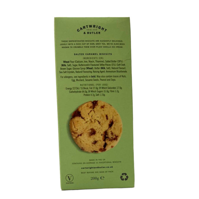 Cartwright & Butler Sea Salted Caramel Biscuits 200g