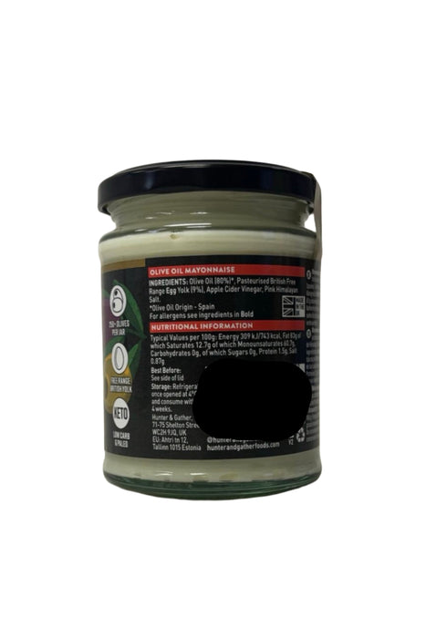 Hunter & Gather Olive Oil Mayonnaise 250g