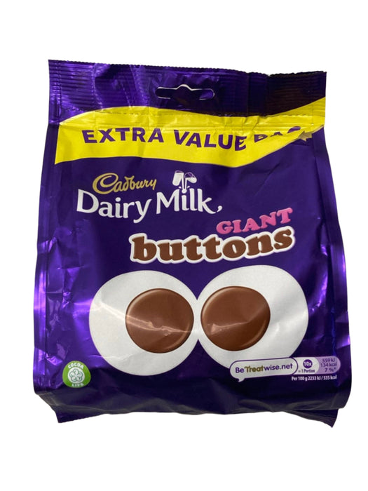 Cadbury Dairy Milk Giant Buttons Chocolate Bag 330g