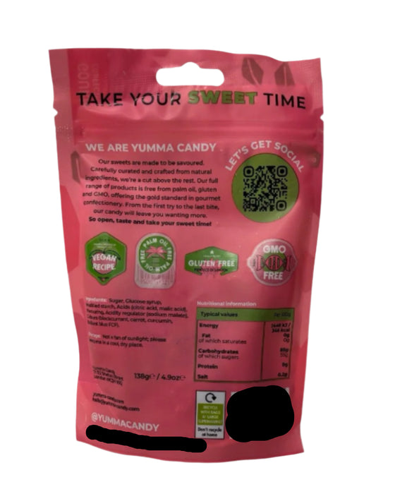 Yumma Candy - Strawberry Fizz 138g