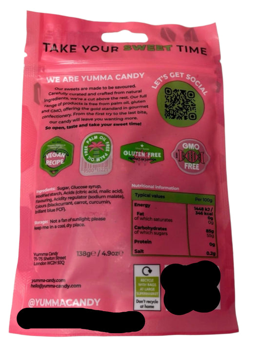 Yumma Candy - Strawberry Fizz 138g