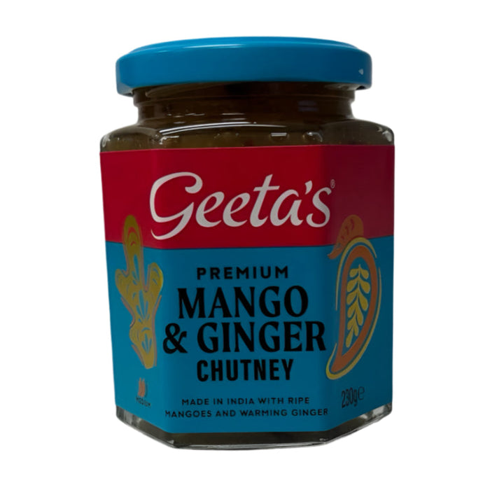 Geeta's Premium Mango & Ginger Chutney 230g