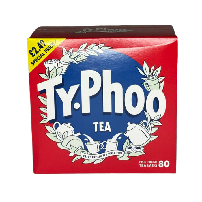 Typhoo Tea Bags 80 per pack