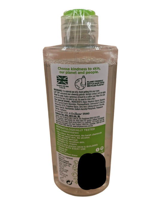 Simple Kind To Skin Micellar Cleansing Water 200ml